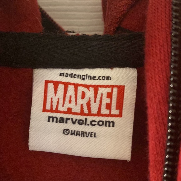 Marvel Deadpool Cosplay Full Zip Hodie - Picture 4 of 4